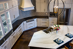 modern kitchen cabinet layout with island